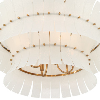 Abigail Eight Light Chandelier (ABI-2005-AG-WH)
