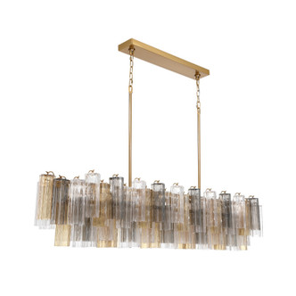 Addis 16 Light Linear Chandelier (ADD-337-AG-AU)