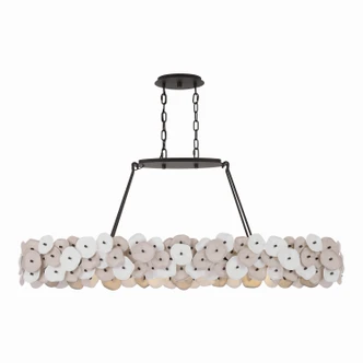 Ravelin Four Light Linear Chandelier (N1526-860)