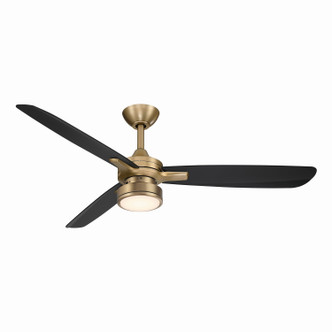 Rudolph 52" Ceiling Fan (F727-BBR/CL)