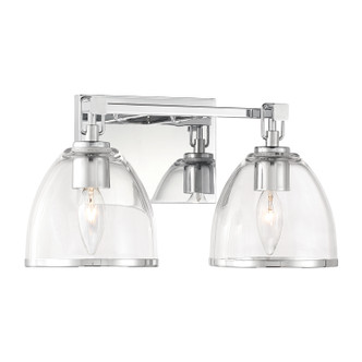 Minka-Lavery - 15022-77 - Two Light Vanity - Wynnfrost - Chrome
