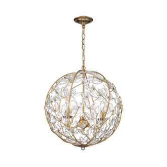 Crystorama - BGT-334-SG-CL - Three Light Chandelier - Bridget - Soft Gold