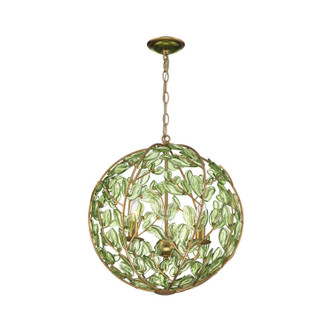 Crystorama - BGT-334-SG-GR - Three Light Chandelier - Bridget - Soft Gold