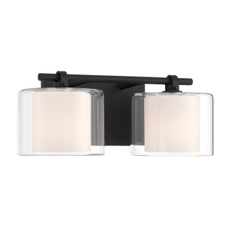 Minka-Lavery - 2062-899 - Two Light Vanity - Seville - Dark Matte Black