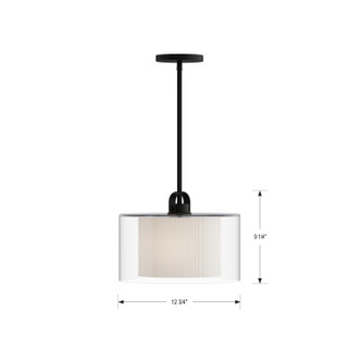 Seville One Light Convertible Pendant/Semi-Flush Mount (2066-899)