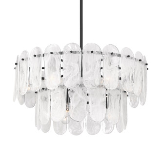 Minka-Lavery - 2599-899 - Nine Light Pendant - Oldmill - Dark Matte Black