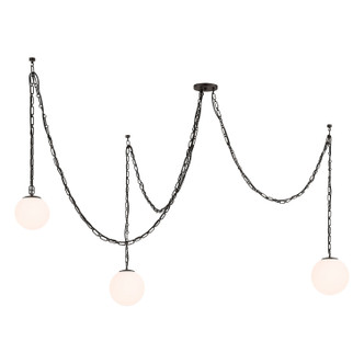 Minka-Lavery - 5218-860 - Three Light Pendant - Marbelle - Dark Bronze