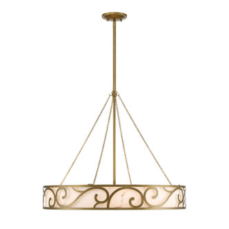 Savoy House - 1-1269-8-339 - Eight Light Chandelier - Halstead - Antique Patina