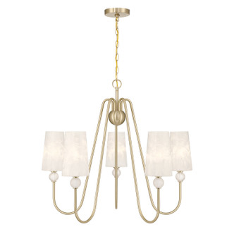 Savoy House - 1-1350-5-127 - Five Light Chandelier - Sheldon - Noble Brass