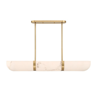 Savoy House - 1-1450-4-322 - Four Light Chandelier - Chalfont - Warm Brass