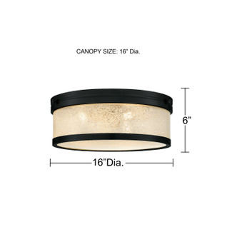 Micah LED Flush Mount (MICA1616MBK)