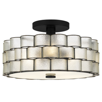 Quoizel - RORY1716MBK - Three Light Semi-Flush Mount - Rory - Matte Black