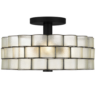 Rory Three Light Semi-Flush Mount (RORY1716MBK)