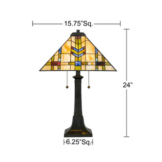 Draxen Two Light Table Lamp (TF6821VA)