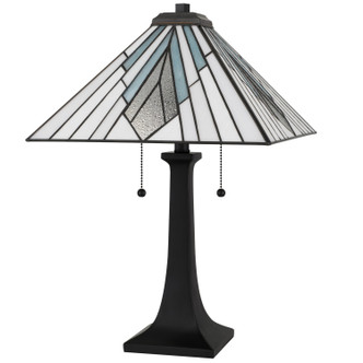 Duvane Two Light Table Lamp (TFDV6323MBK)