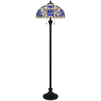 Quoizel - TFNR9362MBK - Two Light Floor Lamp - Wisteria Bloom - Matte Black