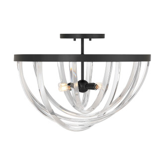Savoy House - 6-1777-4-89 - Four Light Semi-Flush Mount - Jennings - Matte Black
