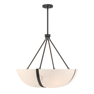Savoy House - 7-1451-4-89 - Four Light Pendant - Chalfont - Matte Black