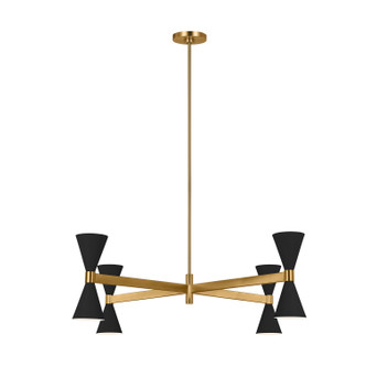 Albertine Eight Light Chandelier (AEC1088MBK)