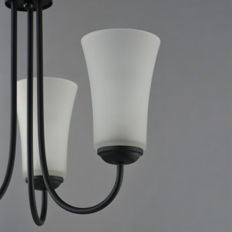 Logan Three Light Chandelier (10043FTBK)