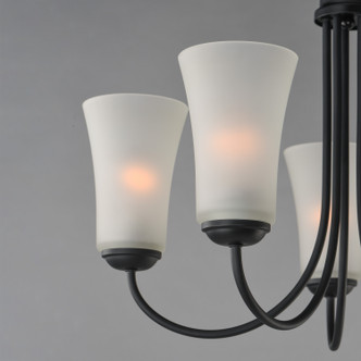 Logan Five Light Chandelier (10045FTBK)