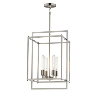Maxim - 10412SN - Four Light Pendant - Gridline - Satin Nickel