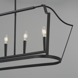 Arden Six Light Linear Pendant (10427BK)