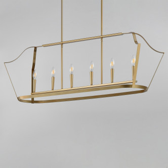 Arden Six Light Linear Pendant (10427NAB)