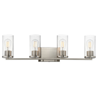 Maxim - 10464CDSN - Four Light Bath Vanity - Livingston - Satin Nickel