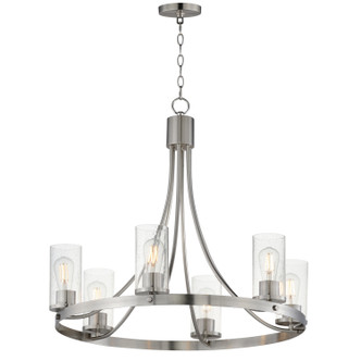 Maxim - 10466CDSN - Six Light Chandelier - Livingston - Satin Nickel