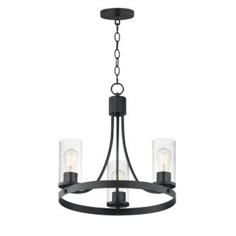Maxim - 10467CDBK - Three Light Chandelier - Livingston - Black