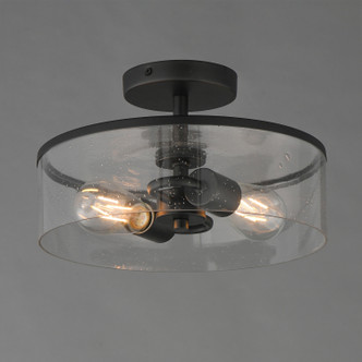Livingston Two Light Semi-Flush Mount (10469CDBK)