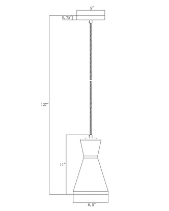Sinch One Light Pendant (11451SWNAB)