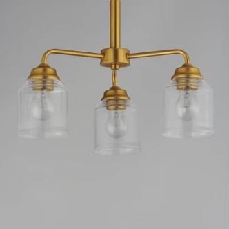 Acadia Three Light Semi-Flush Mount/Chandelier (12260CDNAB)