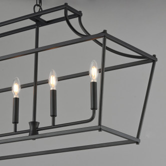 Clifton Six Light Linear Pendant (25317BK)