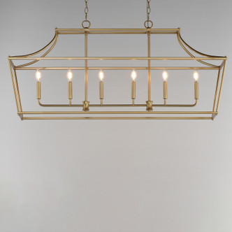 Clifton Six Light Linear Pendant (25317NAB)