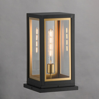 Neoclass One Light Deck Lantern (30057CLBKGLD)