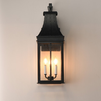 Bramwell VX Three Light Outdoor Wall Sconce (40984TCBKP)