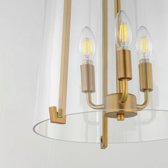 Bellmore Three Light Foyer Pendant (5683CLNAB)