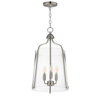 Maxim - 5683CLSN - Three Light Foyer Pendant - Bellmore - Satin Nickel