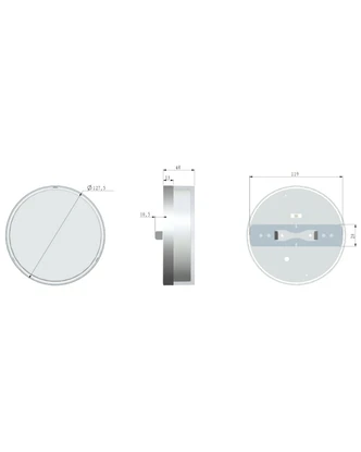 Edge LED Flush Mount (59760CLFTBK)