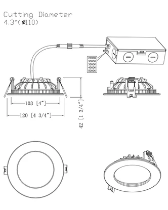 Cove LED Recessed Downlight (67795WT)