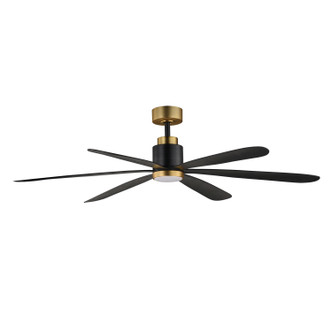 Maxim - 88326BKGLD - 60 Ceiling Fan - Daisies - Black / Gold