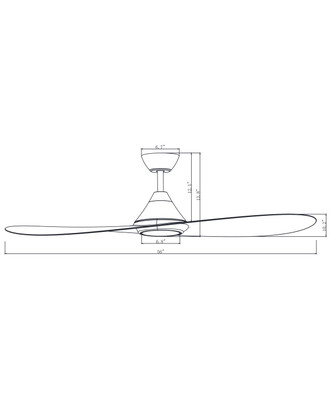 Surf 56" Ceiling Fan (88742WTSN)