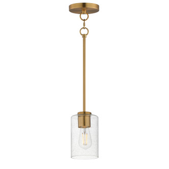 Maxim - 90461CDNAB - One Light Pendant - Livingston - Natural Aged Brass