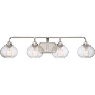 Quoizel - TRG8604BN - Four Light Bath Fixture - Trilogy - Brushed Nickel