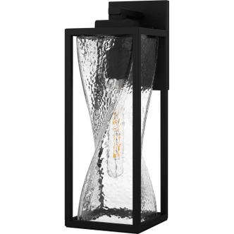 Zarah One Light Outdoor Wall Mount (ZAR8406MBK)