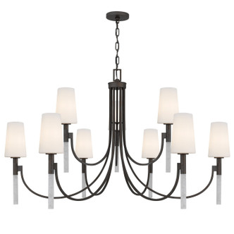 Quoizel - ELOU5048IN - Nine Light Chandelier - Eloura - Iron Gate