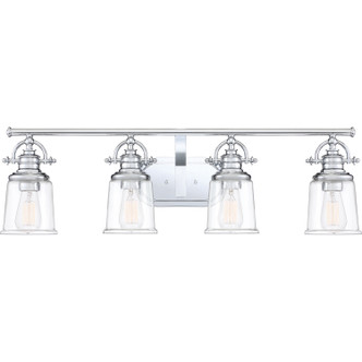 Quoizel - GRT8604C - Four Light Bath Fixture - Grant - Polished Chrome