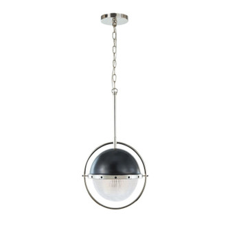 Varaluz - P67822PNZD - One Light Pendant - Coventry - Polished Nickel / Aged Iron